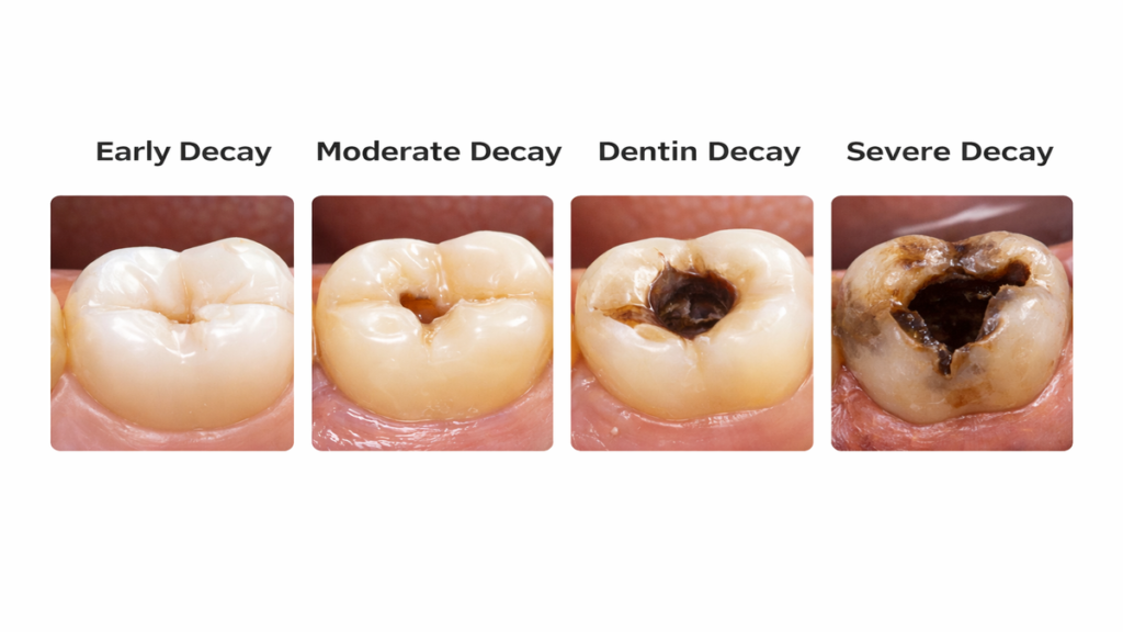 what does a cavity look like