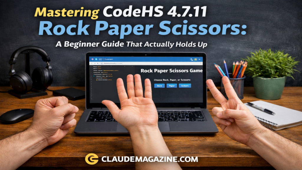 Mastering CodeHS 4.7.11 Rock Paper Scissors